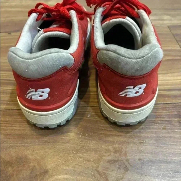 New Balance 550 Suede Pack Team Red - Picture 3 of 7